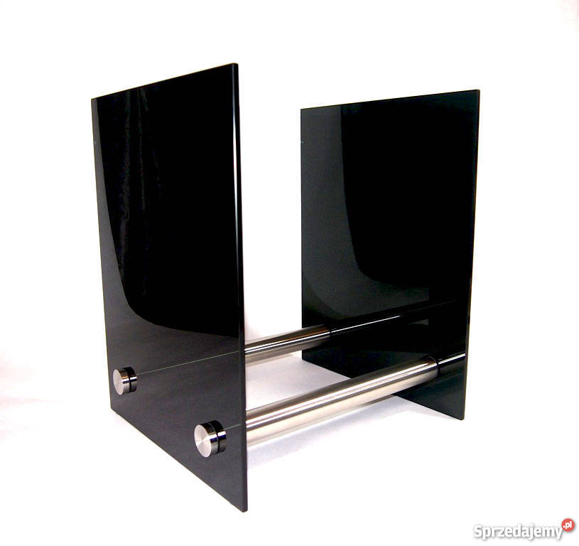 Stojak na drewno kominkowe CZARNY EKSKLUZYWNY Kraków