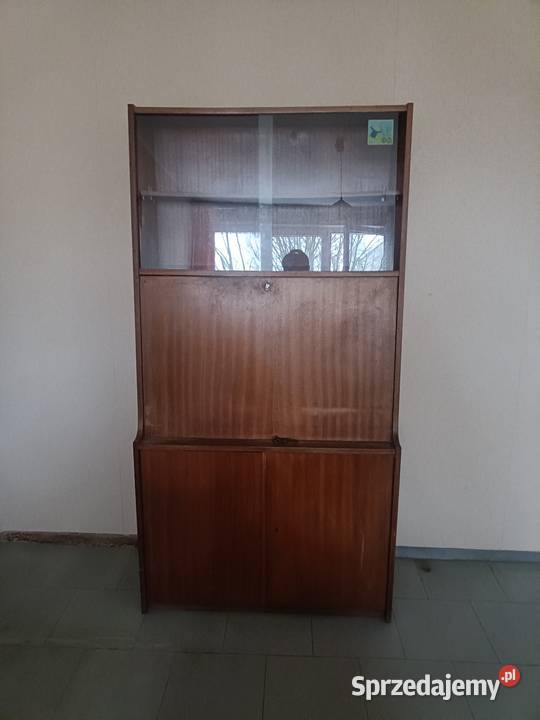 Sekretarzyk biurko rozkładane stare czasy PRLu Łódź