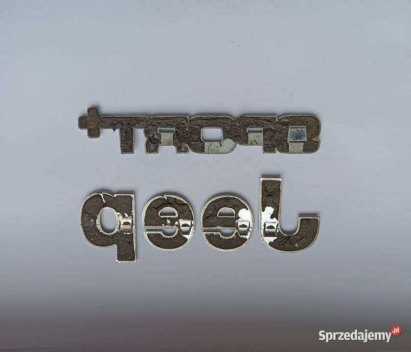 Napis emblemat Jeep Patriot 0611r kujawsko-pomorskie Lipno