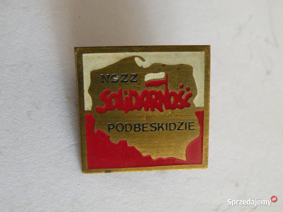 Odznaka przypinka NSZZ SOLIDARNOŚĆ PODBESKIDZIE Andrychów