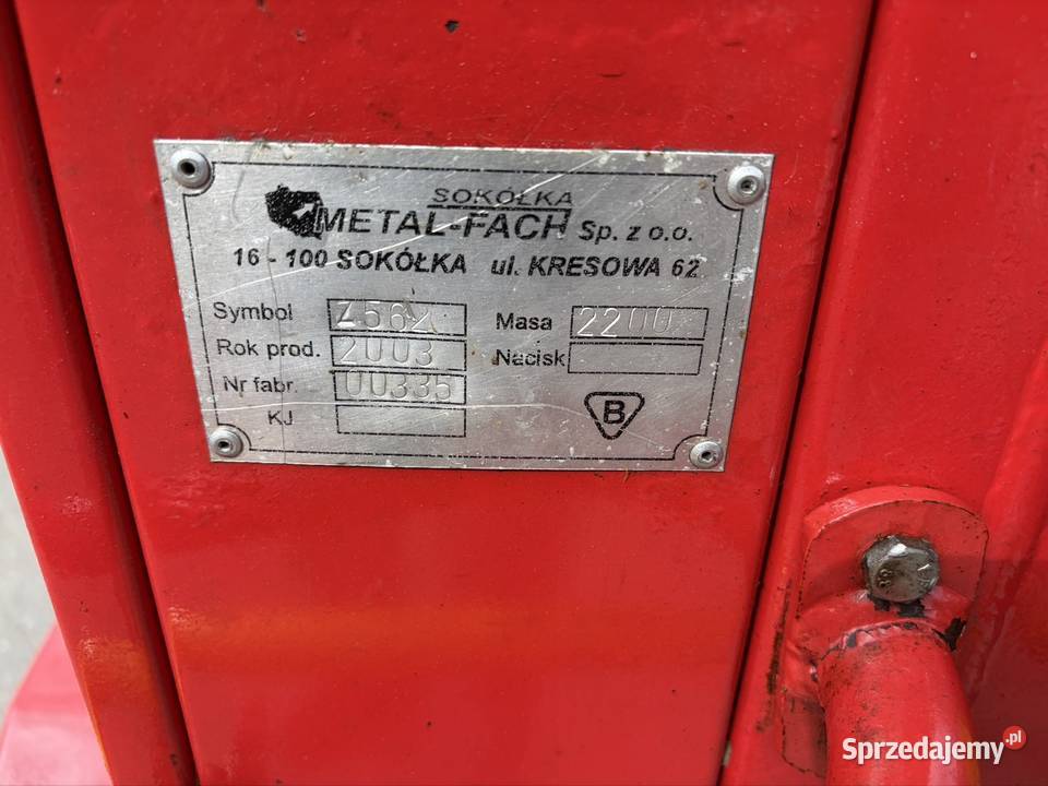 Prasa rolująca Metal Fach Z 562 belująca belarka Myszyniec sprzedam