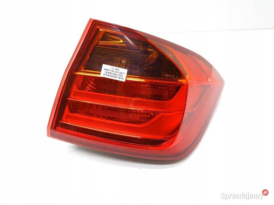 LAMPA PRAWY TYŁ PRAWA TYLNA W BŁOTNIK LED BMW osobowe