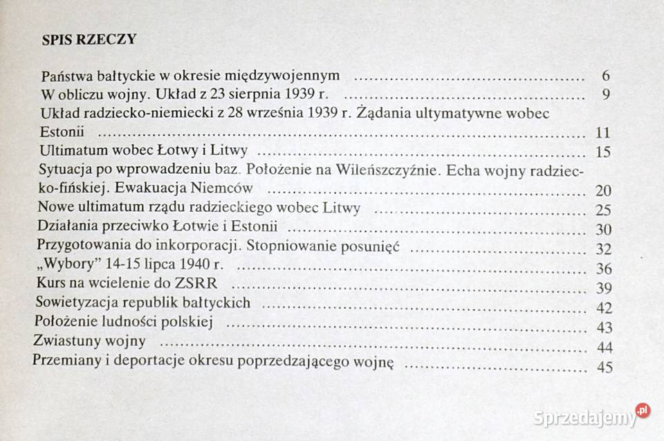 Tragedia państw bałtyckich 19391941 Piotr Chełm sprzedam