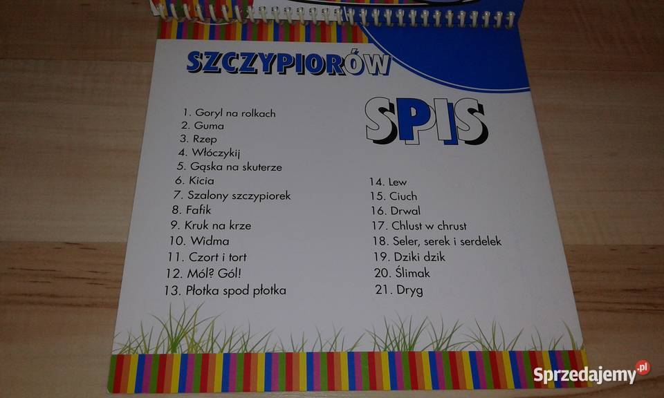 Szalony szczypiorek i inne wierszyki szczypiące mazowieckie Dręszew