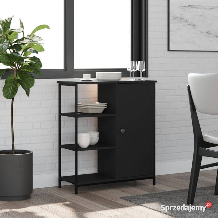 Szafka czarna 70x30x80 materiał drewnopochodny mazowieckie Warszawa