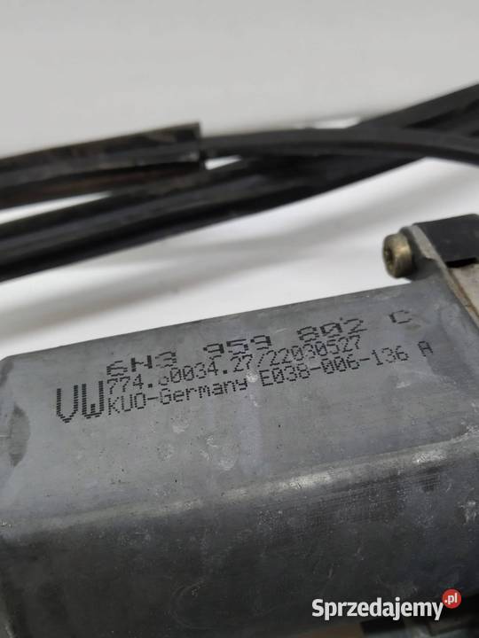 MECHANIZM SZYBY PRAWY PRZÓD 6N3959802C VW sprzedam