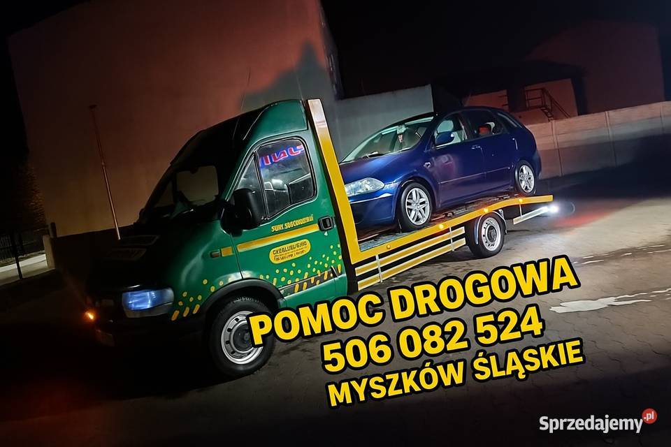 Laweta Myszków 24h Pomoc drogowa Holowanie aut