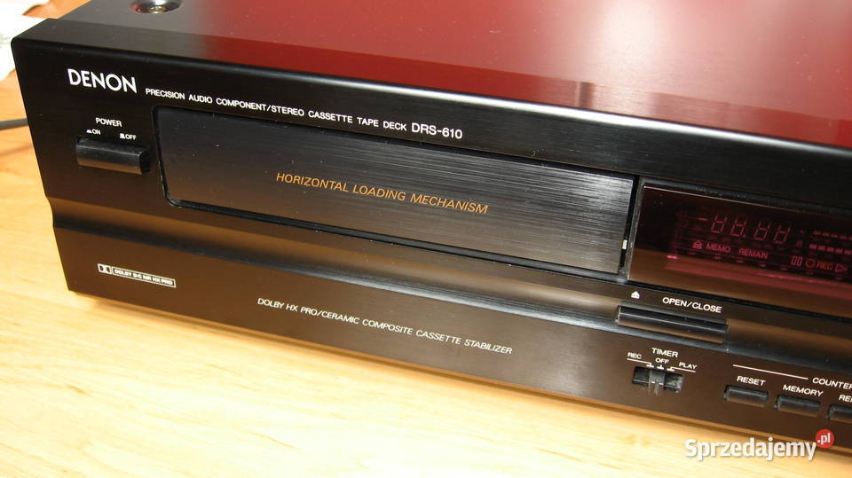 DENON DRS610 Magnetofon szuflada w super stanie Magnetofony Świebodzice