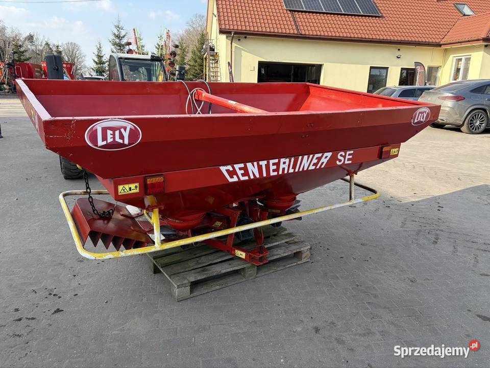 Rozsiewacz nawozów Lely Centreliner siewka Kuhn nieuszkodzony Myszyniec
