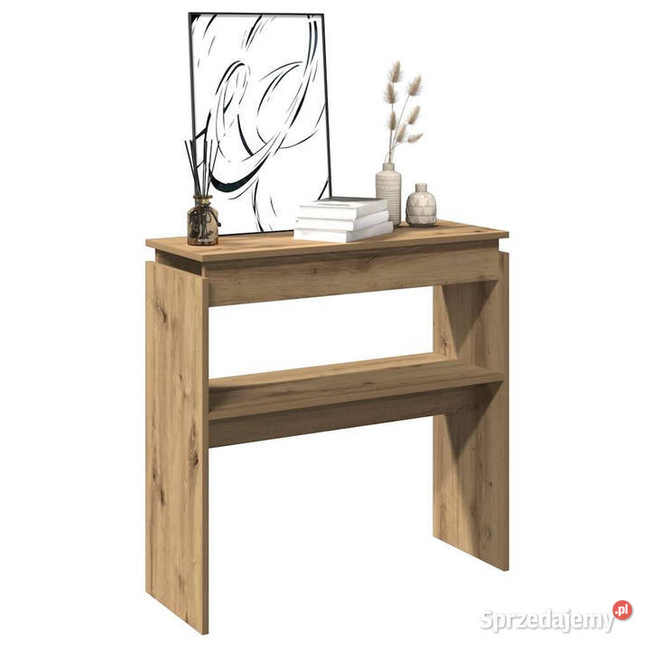 Stolik konsolowy dąb artisan 80x30x80 WM856625 Warszawa sprzedam
