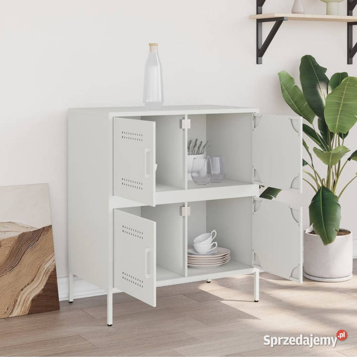 Szafka biała 68x39x79 stal WM842957 Warszawa