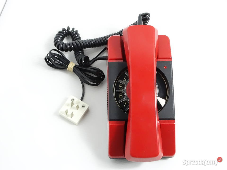 Kultowy czerwony telefon BRATEK RWT Radom 1991r Pozostałe Biłgoraj