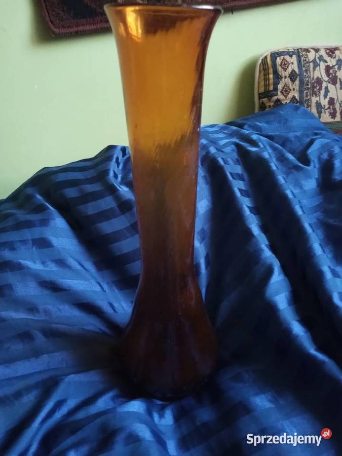 Wazon Huta Laura pomarańcz 40 PRL Antyki, Sztuka, Kolekcje Sopot sprzedam