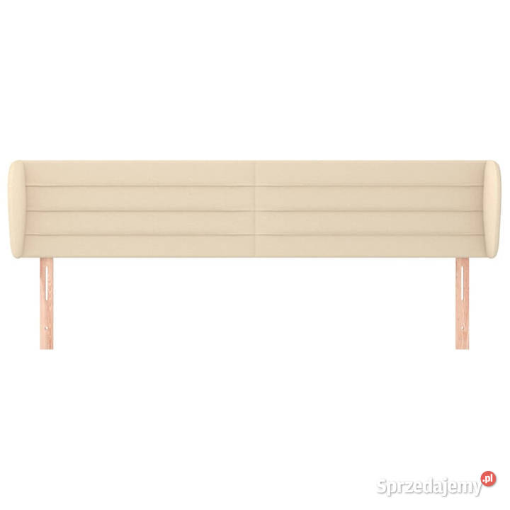 Zagłówek uszak kremowy 203x23x7888 tkanina Warszawa