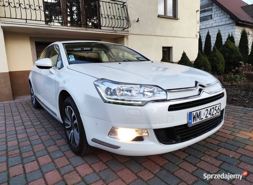 C5 CITROEN Sedan Biała perła Bluehdi manual bez Tłuszcz