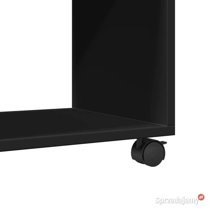 Szafka na kółkach czarna 72x33x425 WM853138 Warszawa