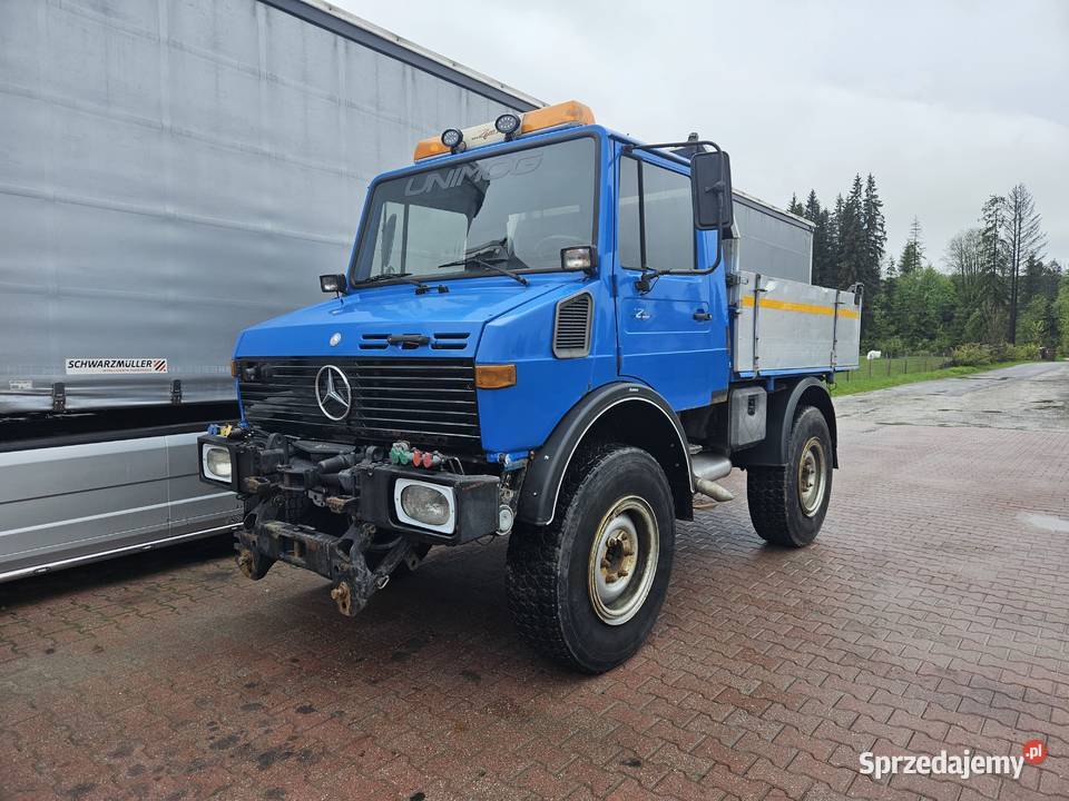 MercedesBenz UNIMOG U1400 150 4x4 Ciągnik Ukł. ham. do przyczep pneum. Zakopane