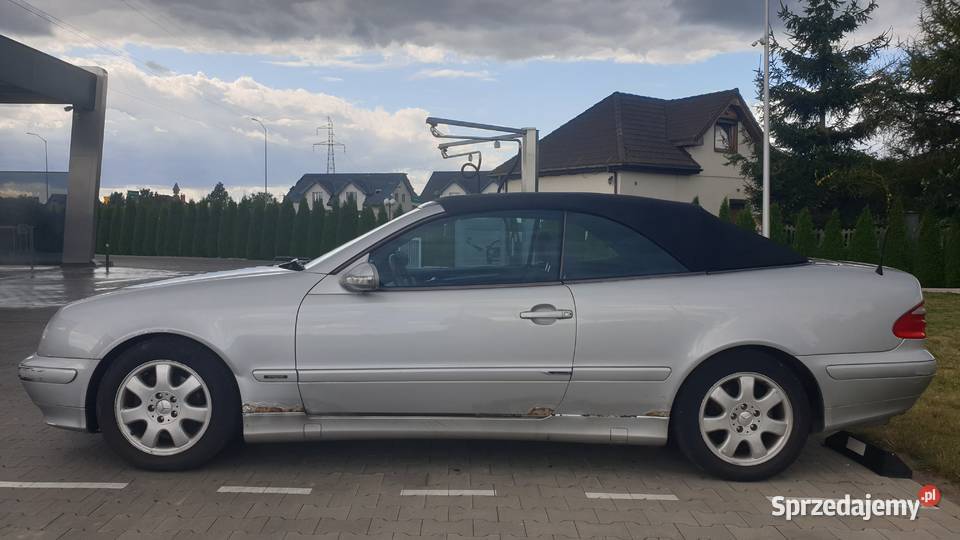 W208 CLK Cabrio 20 136 Automat Avantagarde benzyna Załom sprzedam