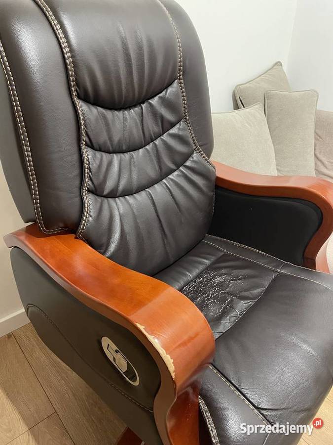Fotel skórzany rozkładany Fotele Lublin