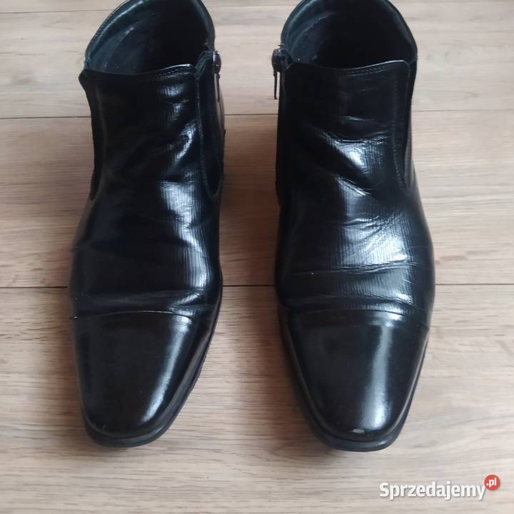 Skórzane buty kostkę Conhpol sprzedam