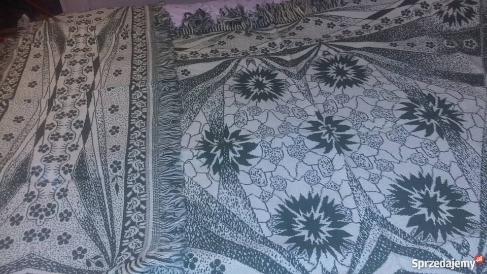 narzuty wełniane ręcznie tkane Wasilków