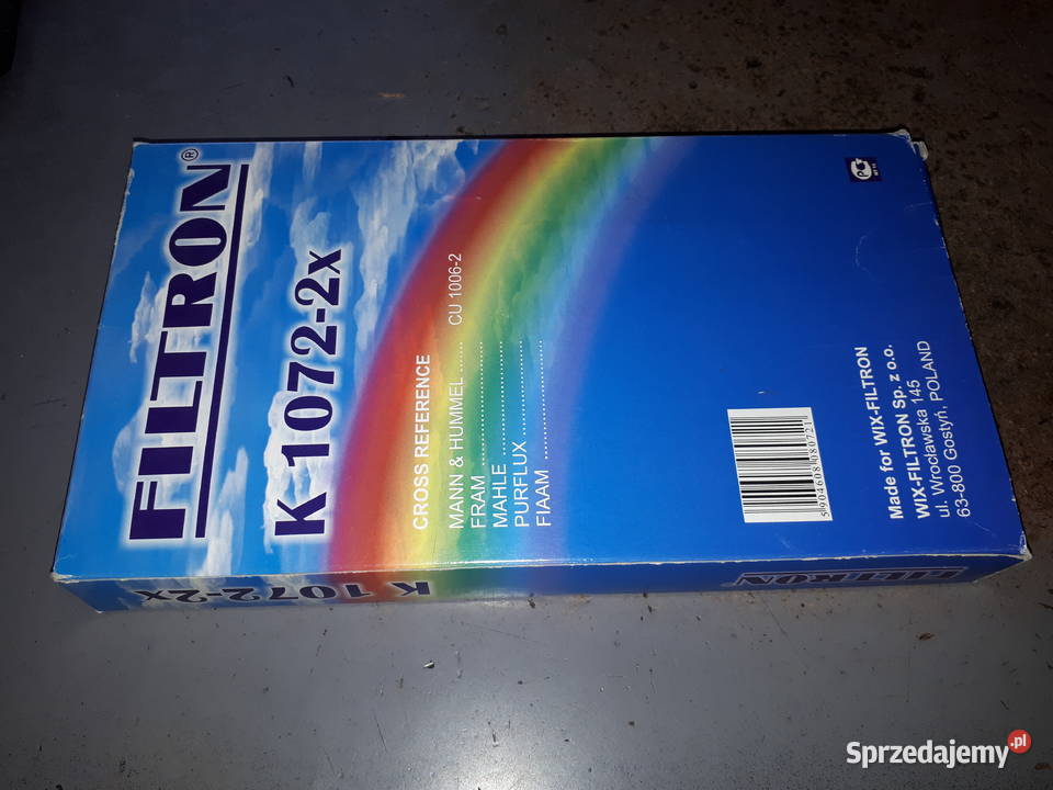 Filtr kabinowy K10722x BMW E36 Pszczyna sprzedam