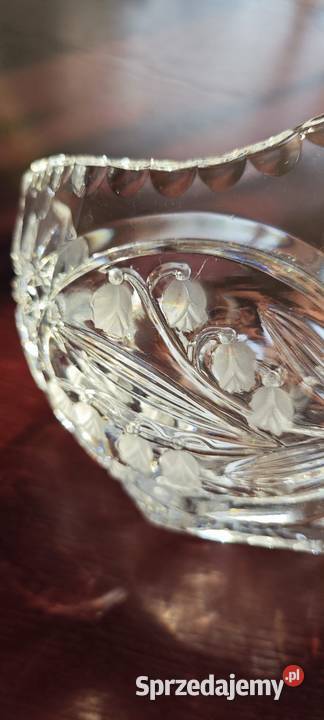 Piękna kryształowa misa owocarka żardiniera Legnica sprzedam