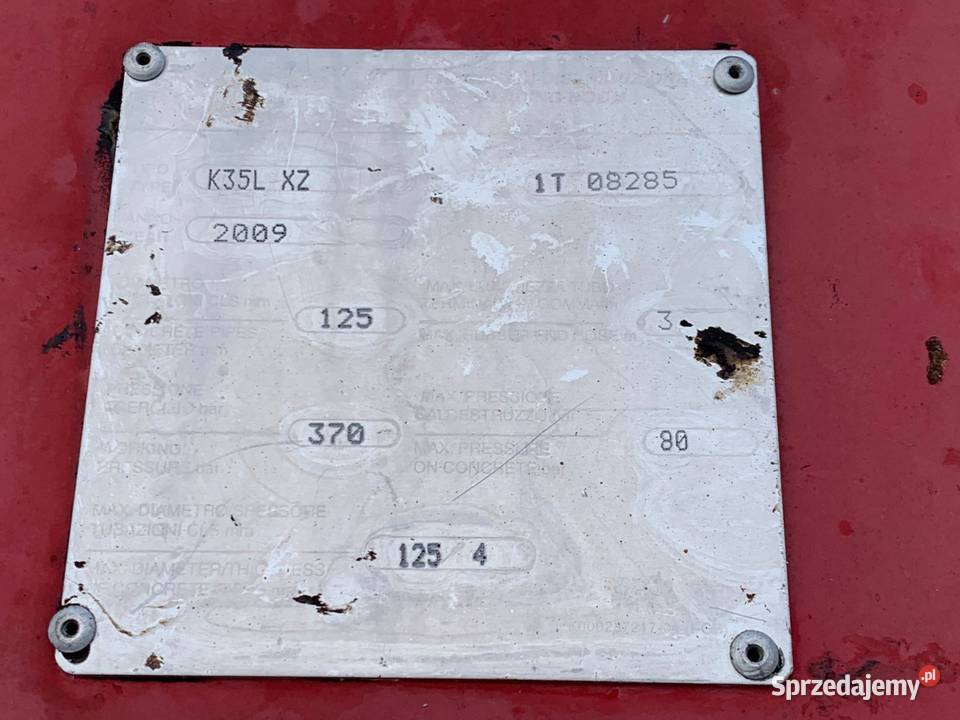 Pompa do betonu CIFA K 35m Mercedes nie Warszawa sprzedam