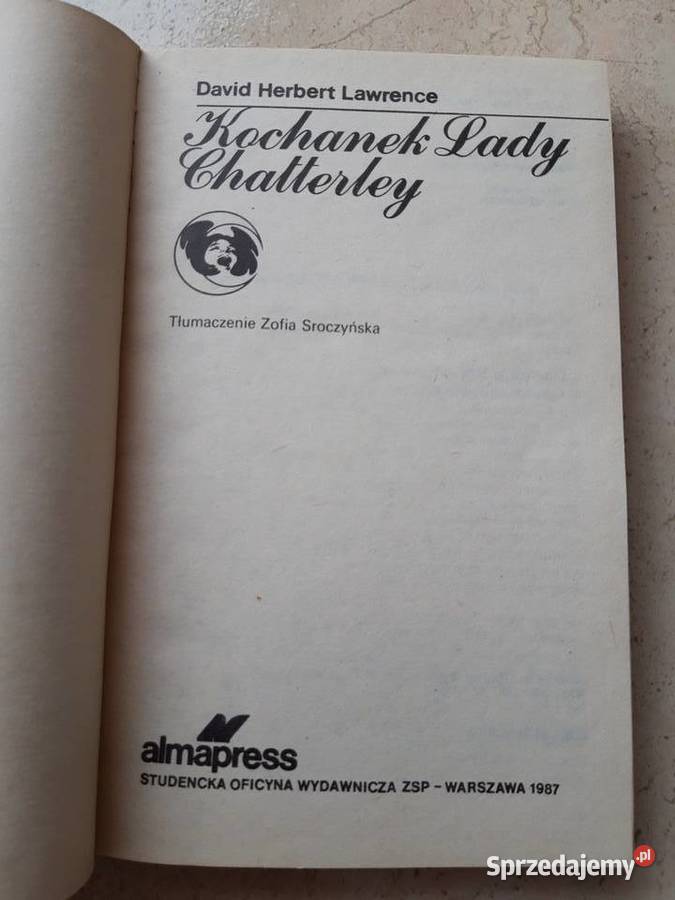 Kochanek Lady Chatterlay David Herbert Lawrence Bielsko-Biała