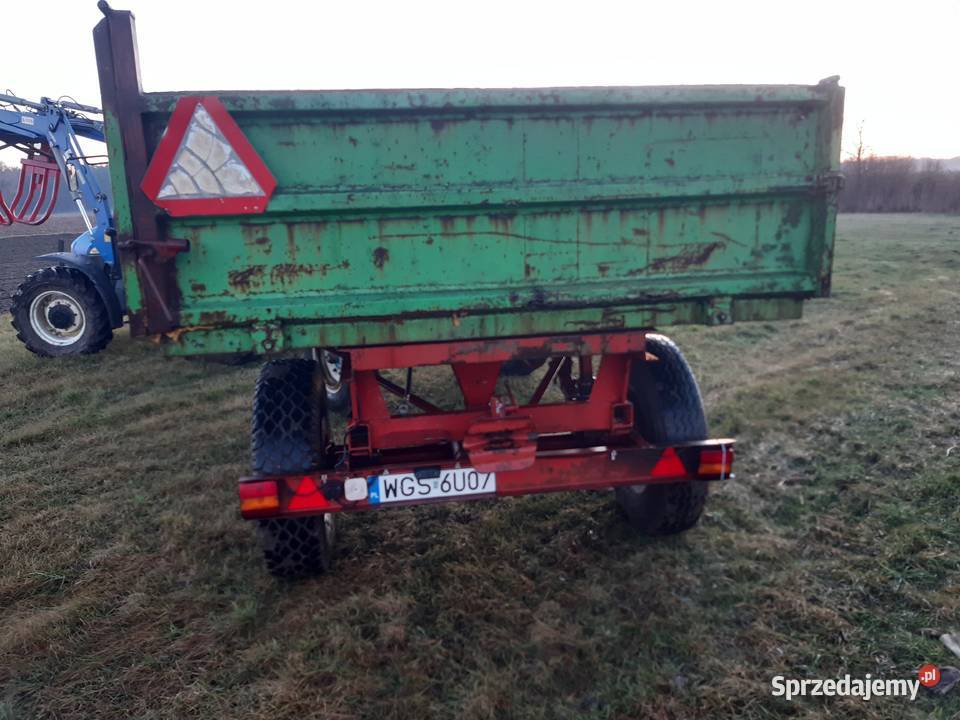 Przyczepa rolnicza wywrotka HL 6 HW 6011 nieuszkodzony Gostynin