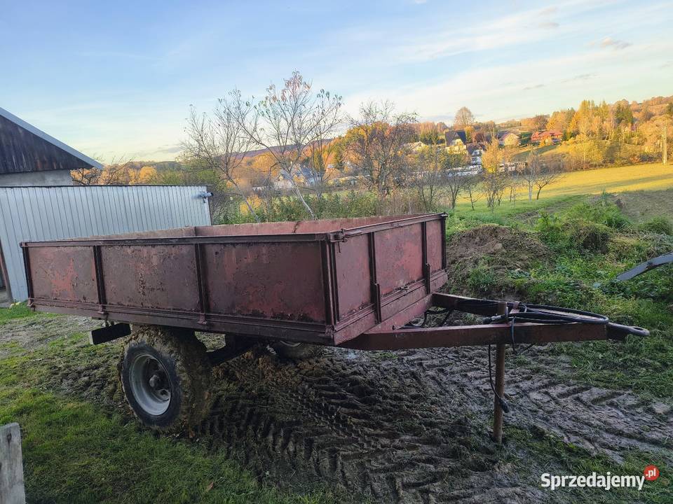 Przyczepa wywrotka jednoosiowa Lubcza