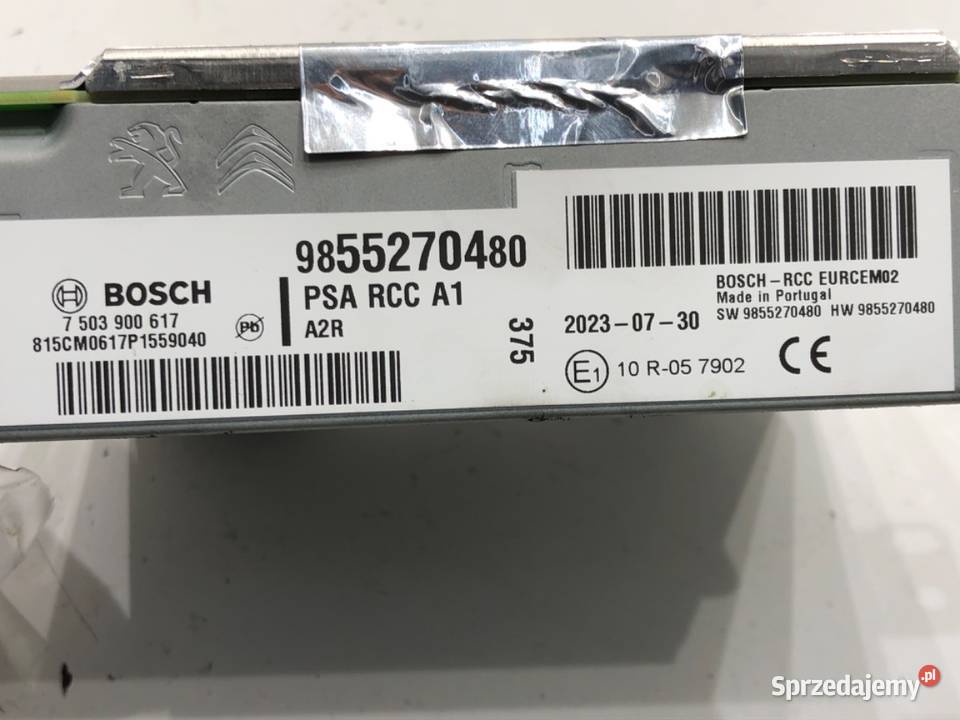 RADIO TOYOTA PROACE 9855270480 ODTWARZACZ osobowe sprzedam