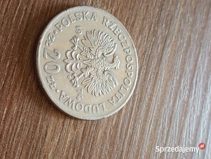 Sprzedam monete 20 zl 1974 r bzm Marceli Nowotko