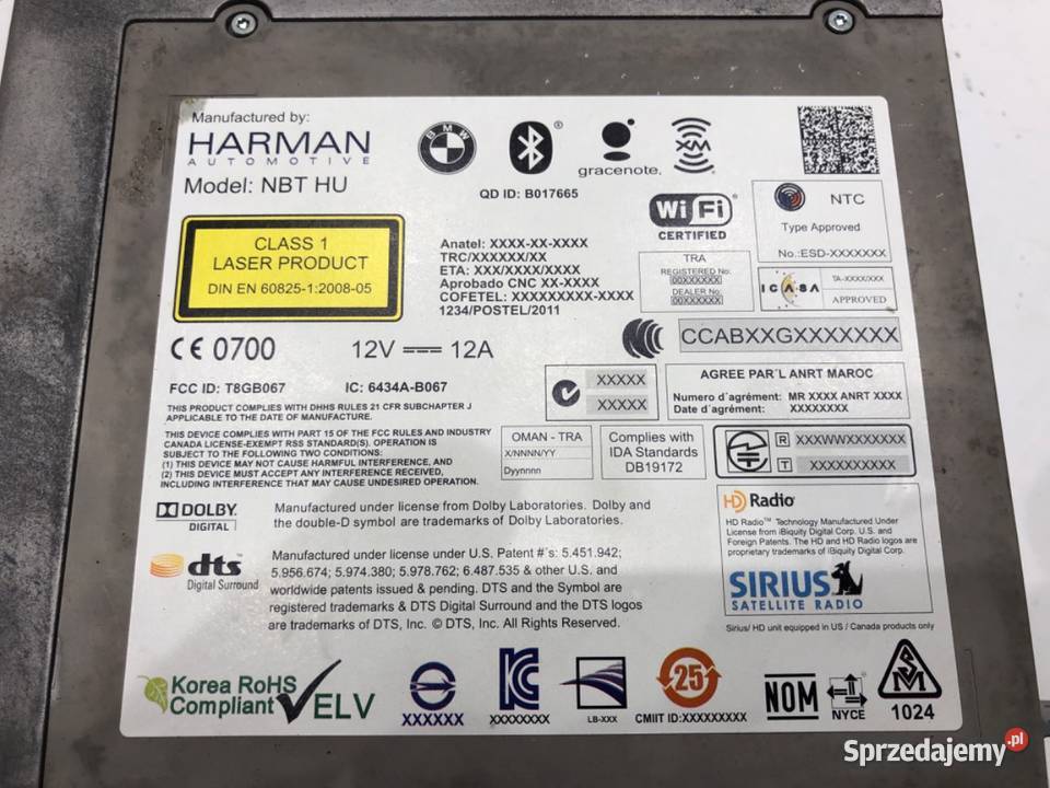 RADIO BMW F31 9311039 1219 ODTWARZACZ MULTIMEDIA