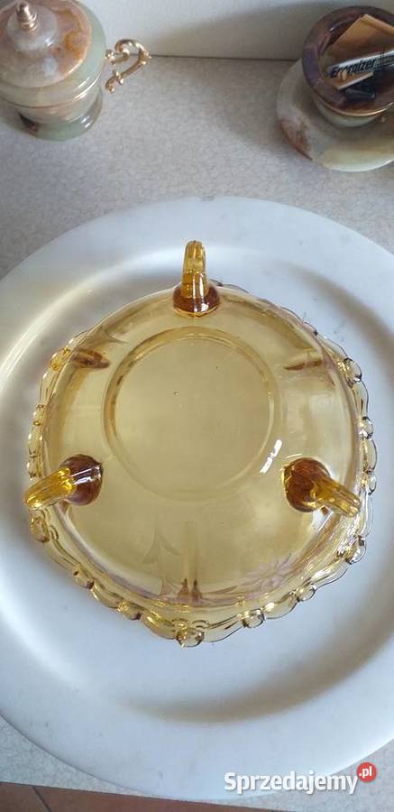 Żardiniera Bombonierka MisaPatera Antyk Szkło Warszawa