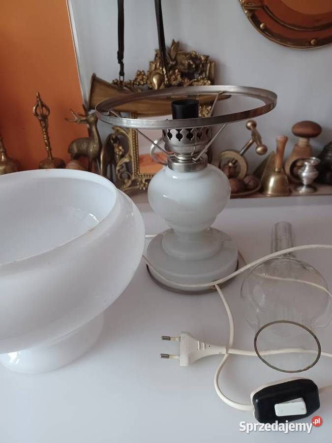Piękna lampa stołowa z czasów PRL Poznań