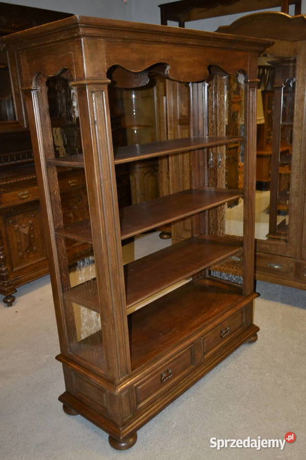 biblioteka regał orzech Będzin