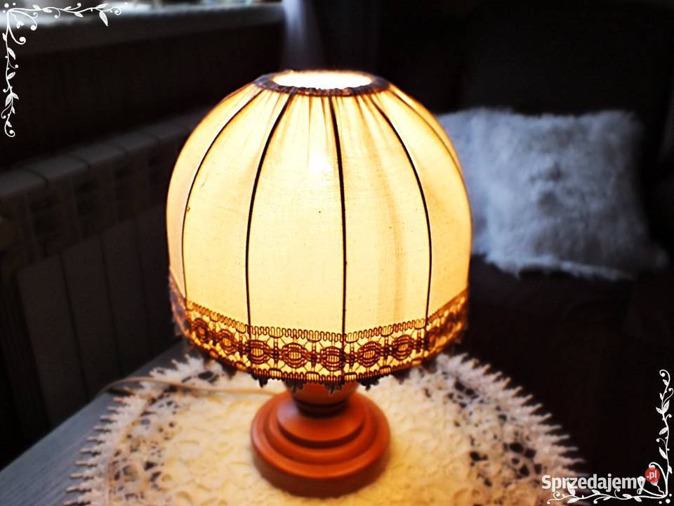 Stara lampka nocna z lat 50tych Veb Narva Lampe lubuskie Żary