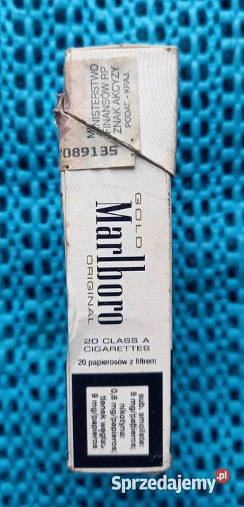 Paczka kolekcjonerska papierosów Marlboro Gold Małkinia Górna