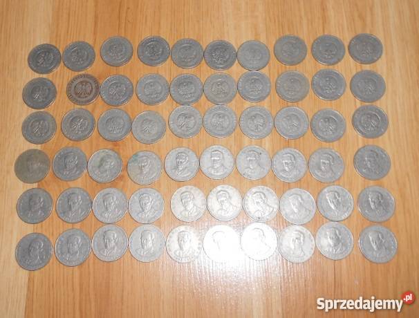 Monety z okresu około 1973 roku 60 sztuk sprzedam