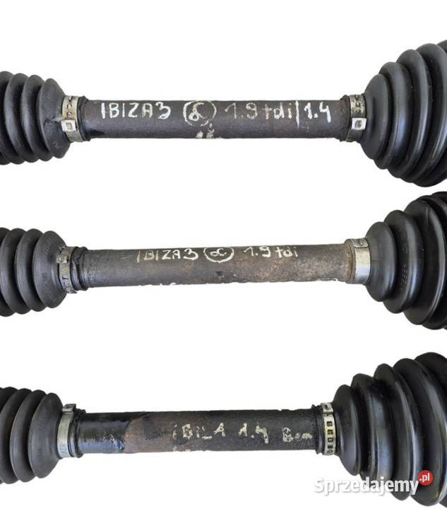 PÓŁOŚ PRZÓD LEWA KRÓTKA SEAT IBIZA III POLO IV osobowe Półosie