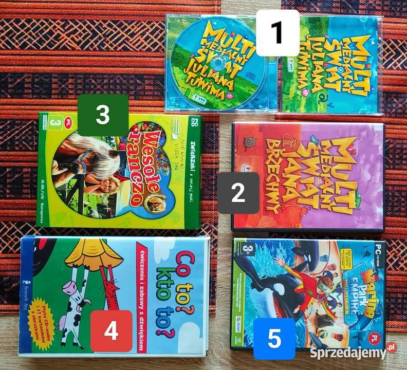 Gry interaktywne edukacyjne CD ROM CD Zawory