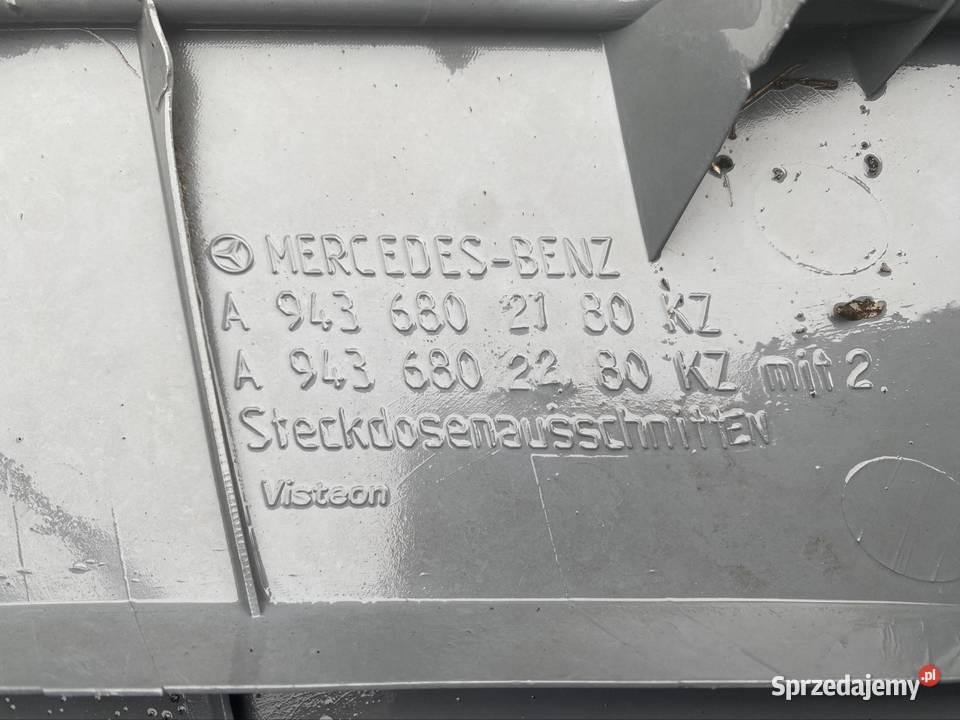 Szuflada schowek Mercedes Benz Actros ciężarowe