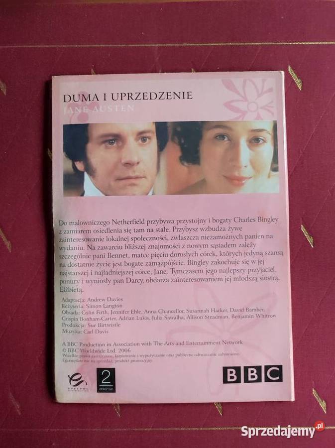 1995 BBC Duma i uprzedzenie Pride and Prejudice Filmy Kielce sprzedam