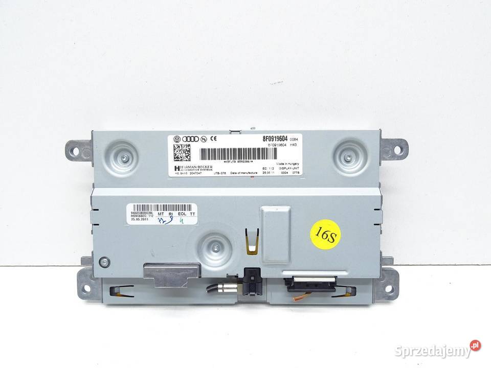 WYŚWIETLACZ EKRAN LCD NAVI NAWIGACJI 8F0919604