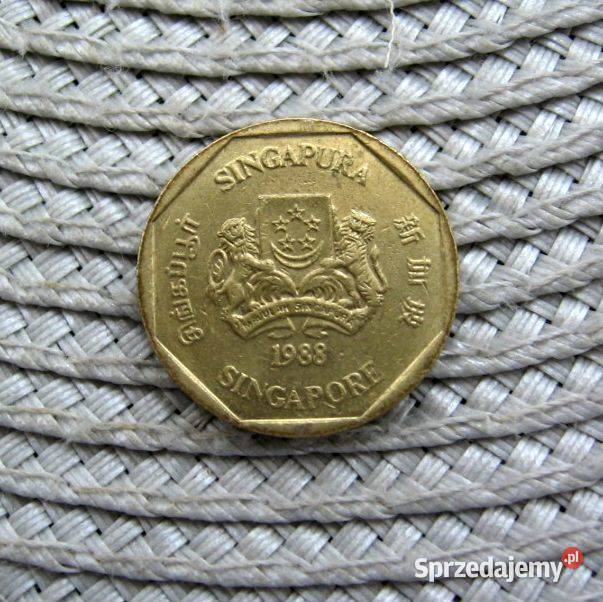 Singapur 1 Dolar 1988r wielkopolskie Kalisz sprzedam