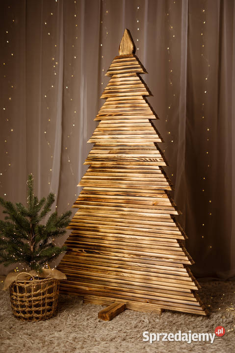 Choinka drewniana ekologiczna naturalne drzewko śląskie Kalety