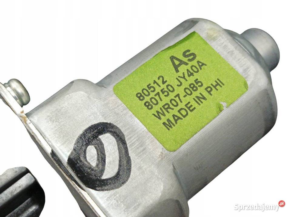 MECHANIZM SZYBY PRAWY PRZÓD 80750JY40A Renault Mechanizmy opuszczania szyb