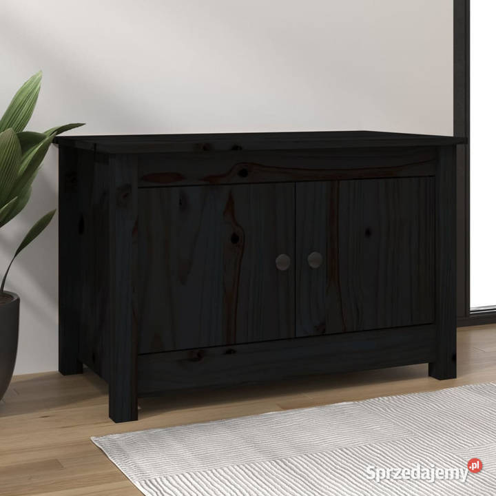 Szafka na buty czarna 70x38x455 lite drewno mazowieckie Warszawa sprzedam