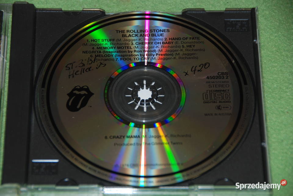 CD The Rolling Stones Black And Blue 1976 Warszawa
